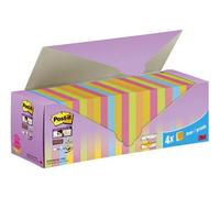 3M Post-it pouch autoadesiva Quadrato Blu Verde Arancione Rosa Giallo 100 fogli Autoadesivo