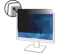 3M Privacy Filter for 24" Widescreen Monitor, Nero | Privacy laterale a 60°, resiste a centinaia di pulizie e riduce la luce blu senza alterare i colori