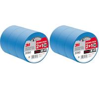 3M Professional Masking Tape 2090, Universal Surfaces, Promo Pack 2+1 Rolls (48 mm x 50 m) - UV stable, Water Resistant, For Indoor & Outdoor Painting and Decorating (Confezione da 2)