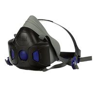 3M Respiratore a Semi-Maschera Riutilizzabile Secure Click HF-802, Taglia Media