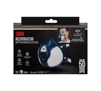 3M Respiratore con filtri integrati 4255+, Vapori organici A2P3