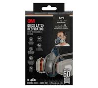 3M Respiratore Riutilizzabile 6502QL con Filtri Sostituibili, A2P3 | Maschera per Vapori Organici e Particolato, Verniciatura e Protezione dalla Polvere, con Comfort Quick Latch