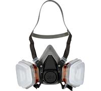 3M Respiratore semimaschera per verniciatura a spruzzo 6002C con filitri rimovib