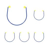 3M ROSTAING France Arceau-ITU - Archetto con Tappi antirumore 23 Db Riutilizzabile/riciclabile, Blu/Giallo, 21 x 19,5 x 2 cm (Confezione da 5)