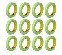 3M Scotch 233+ Nastro Mascheratura Verde 18 mm x 55 m - Bundle 12 Rotoli per Car