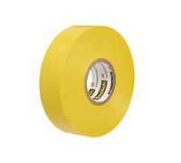 3M Scotch 35 Nastro Isolante per Codifica Cavi Elettrici Vinile, 19 mm x 20 m, 1 Rotolo, Giallo