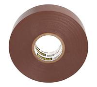 3M Scotch 35 Nastro Isolante per Codifica Cavi Elettrici Vinile, 19 mm x 20 m, 1 Rotolo, Marrone
