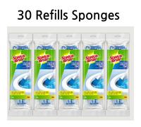 3M Scotch Brite Monouso Ciotola WC Pulitore Spazzola Scrubber 30 Ricariche Sp...