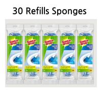 3M Scotch Brite Monouso WC Ciotola Pulitore Spazzola Scrubber 30 Ricariche Sp...