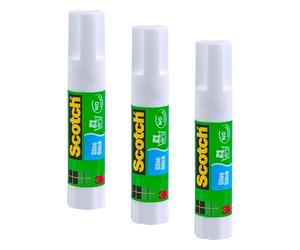 3M SCOTCH Colla Stick Standard Lavabile Senza Solventi, 1 pezzo, 8 g (Confezione da 3)