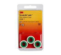 3M Marcatori per cavi ScotchCode SDR-7 – Rotolo di ricarica, numero 7, confezione da 3