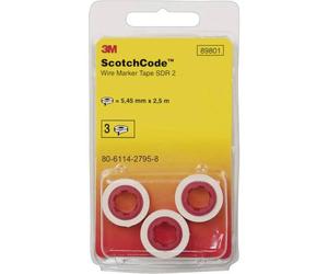 3M SDR-7 80-6114-2800-6 Etichetta segnacavi prestampata Legenda (segnacavi) 7