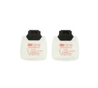 3M Secure Click - Filtro antiparticolato P3 R D3135, 2 pezzi