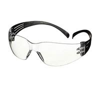 3M SecureFit 100 Occhiali di protezione, montatura nera, antigraffio/anti-appannamento, lenti trasparenti, SF101AF-BLK-EU, 5 unità