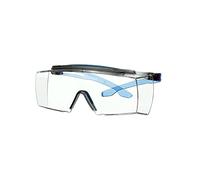 3M™ SecureFit™ 3700 Sovraocchiale, stanghette blu, protezione sopraccigliare, rivestimento anti-appannamento Scotchgard™ (K&N), lenti trasparenti, SF3701XSGAF-BLU