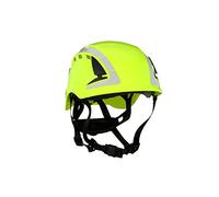3M SecureFit Elmetto, X5001V-CE, verde ad alta visibilità, ventilato, rifrangente, marchio CE
