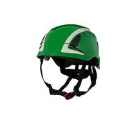 3M SecureFit Elmetto, X5004V-CE, verde, ventilato, rifrangente, marchio CE