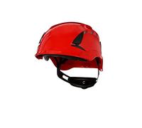 3M SecureFit Elmetto, X5505V-CE, rosso, ventilato, marchio CE