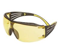 3M SecureFit SF403XSGAF-YEL - Occhiali di protezione anti-appannamento Giallo, Nero