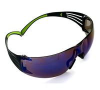 3M™ SecureFit™ SF408AS Occhiali di Protezione, lente blu specchiata in PC (AS)