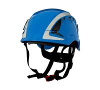 3M SecureFit Elmetto, X5003V-CE, blu, ventilato, rifrangente, marchio CE