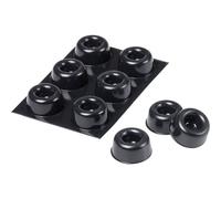 3M SJ 5009 MPBB Piedino di fissaggio autoadesivo, rotondo Nero (Ø x A) 22.3 mm