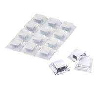 3M SJ 5323 MPCB Piedino di fissaggio autoadesivo, quadrato Trasparente (Ø x A)