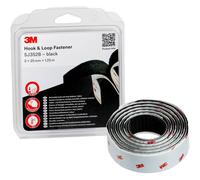 3M Sistema Di Fissaggio Hook & Loop Sj352Bbk - Offre Una Semplice Alternativa A Cerniere, Viti, Bottoni Automatici, Ganci, Bulloni E Altro Ancora - 2 X 25Mm X 1.25M, Nero (1 Pezzo)