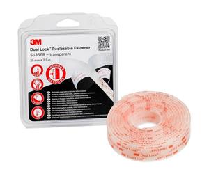 3M SJ3560/IPS Dual Lock Nastro a strappo da incollare (L x L) 2.5 m x 25 mm Tra