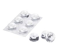 3M SJ 5309 MPCB Piedino di fissaggio autoadesivo, rotondo Trasparente (Ø x A)