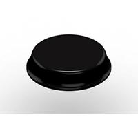 3M SJ6344S Bumpon - Tampone elastico, 4 mm, confezione da 2600, colore: Nero