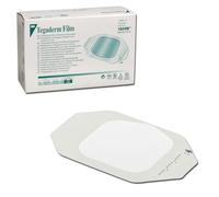 3M Tegaderm Film, Medicazione Adesiva Sterile in Film di Poliuretano con intaglio, cm 6x7, Confezione 100 Pezzi