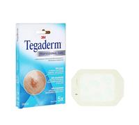 3M - Tegaderm film pellicola trasparente protettiva 10x12 cm, confezione da 5, 1626NP