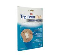 3M Tegaderm+ Pad Medicazione Trasparente Assorbente 9 x 15cm, 5 medicazioni