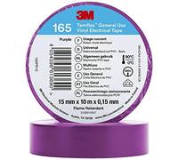 3M Temflex™ 165 165PR1E - Nastro isolante Temflex™ 165, 10 m x 15 mm, colore: Viola