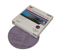 3M Trizact Hookit 02088 - Disco abrasivo trasparente grana P1500, confezione da 25, confezione da 4