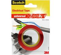 3M universal 4401RED Nastro isolante Scotch® Rosso (L x L) 10 m x 15 mm 1 pz.