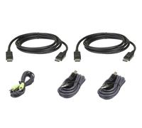 ATEN Kit cavo KVM di sicurezza USB DisplayPort a visualizzazione doppia da 3 M NEW