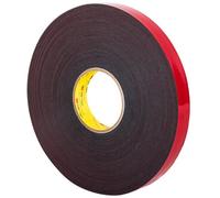 3M VHB 5962-F, 12 mm x 33 m, nastro acrilico biadesivo grigio-nero, sp. 1,5 mm