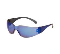 3M Virtua Occhiali di protezione, antigraffio, lenti a specchio blu, 71500-00004