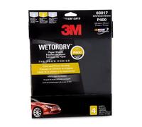 3M Wetordry 03017 - Carta vetrata grana P400, 22,9 x 28 cm, confezione da 40
