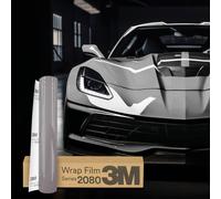 3M Wrap Film Series 2080 Pellicola Avvolgente Auto 30x152cm G31 Gloss Storm Grey