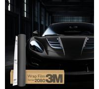 3M Wrap Pellicola Serie 2080 Car Wrapping 30x152cm DM12 Morti Opaco Black