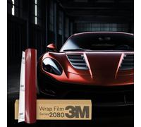 3M Wrap Pellicola Serie 2080 Car Wrapping 30x152cm G203 Gloss Rosso Metallizzato