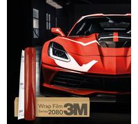 3M Wrap Pellicola Serie 2080 Car Wrapping 30x152cm G363 Gloss Dragon Fuoco Red