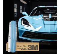 3M Wrap Pellicola Serie 2080 Car Wrapping 30x152cm G77 Lucentezza Sky Blue