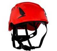 3M X5005VE-CE SecureFit Casco di protezione EN 397, EN 12492, EN 50365 Rosso