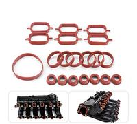 3mirrors Kit di guarnizioni collettore di aspirazione e lembo a spirale compatibile con M57 motore E39 E60 E46 E38 E53 E83 E65 E61 E65 E70 E71 E92 X3 X5 X6 11612246945 13 547799 2098, 20 pezzi