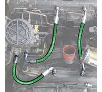 3mirrors Pompa dell'olio ad alta pressione HPOP Tubi Lines & Crossover Kit di ricambio compatibile con Ford Excursion F250 F350 F450 F550 Super Duty 1999-2003 7.3L Powerstroke motore turbocompresso