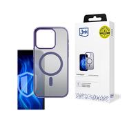 3MK 3Mk Frosty Magcase CUSTODIA per Apple iPhone 16 Pro, Viola/Trasparente